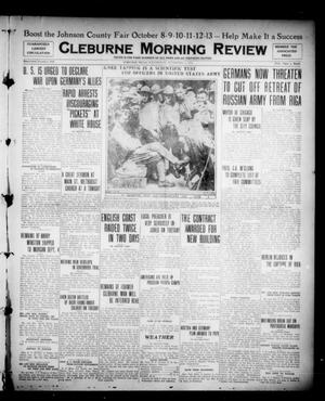 Primary view of object titled 'Cleburne Morning Review (Cleburne, Tex.), Ed. 1 Wednesday, September 5, 1917'.