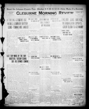 Primary view of object titled 'Cleburne Morning Review (Cleburne, Tex.), Ed. 1 Thursday, October 4, 1917'.