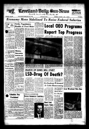 Primary view of object titled 'Levelland Daily Sun-News (Levelland, Tex.), Vol. 26, No. 338, Ed. 1 Wednesday, October 11, 1967'.