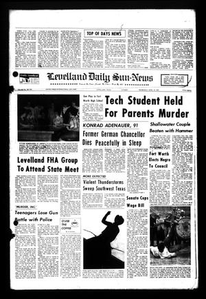 Primary view of object titled 'Levelland Daily Sun-News (Levelland, Tex.), Vol. 26, No. 251, Ed. 1 Wednesday, April 19, 1967'.