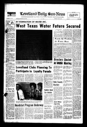 Primary view of object titled 'Levelland Daily Sun-News (Levelland, Tex.), Vol. 26, No. 277, Ed. 1 Thursday, May 25, 1967'.