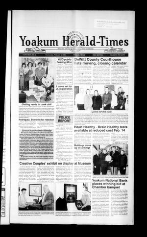 Primary view of Yoakum Herald-Times (Yoakum, Tex.), Vol. 113, No. 6, Ed. 1 Wednesday, February 9, 2005