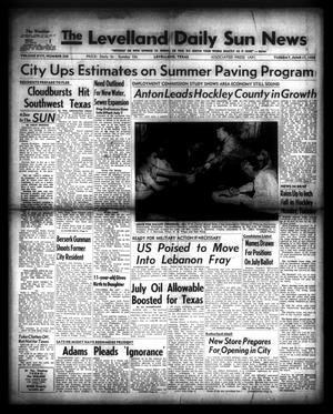 Primary view of The Levelland Daily Sun News (Levelland, Tex.), Vol. 17, No. 206, Ed. 1 Tuesday, June 17, 1958