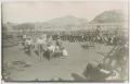 Photograph: [Cowhands Branding in Corral by Hills]