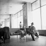 Photograph: Buddy Rich and Ray Brown, waiting in a departure lounge