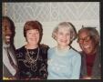 Photograph: Roy Eldridge with Eddie Locke, Jean Bach, and unidentified woman