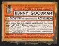 Primary view of Benny Goodman and his Orchestra with Roy Eldridge, presented by the Hot Club of Belgium