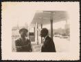 Thumbnail image of item number 1 in: 'Tommy Flanagan and Ed Thigpen at German bus station'.