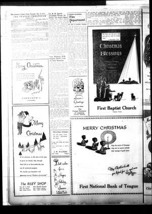 Primary view of object titled 'The Teague Chronicle (Teague, Tex.), Vol. [47], No. [24], Ed. 1 Thursday, December 24, 1953'.