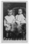 Postcard: Two Unidentified Small Boys in White
