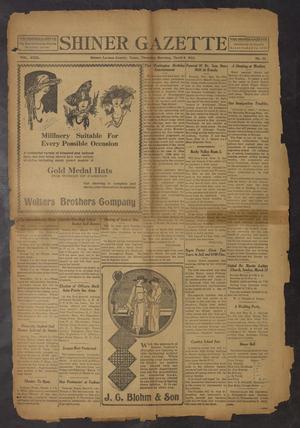 Primary view of object titled 'Shiner Gazette (Shiner, Tex.), Vol. 29, No. 22, Ed. 1 Thursday, March 9, 1922'.