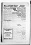 Thumbnail image of item number 1 in: 'Ballinger Daily Ledger (Ballinger, Tex.), Vol. 14, Ed. 1 Saturday, January 11, 1919'.