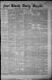 Primary view of Fort Worth Daily Gazette. (Fort Worth, Tex.), Vol. 7, No. 28, Ed. 1, Thursday, January 18, 1883