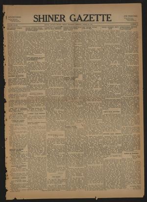 Primary view of object titled 'Shiner Gazette (Shiner, Tex.), Vol. 48, No. 12, Ed. 1 Thursday, March 20, 1941'.