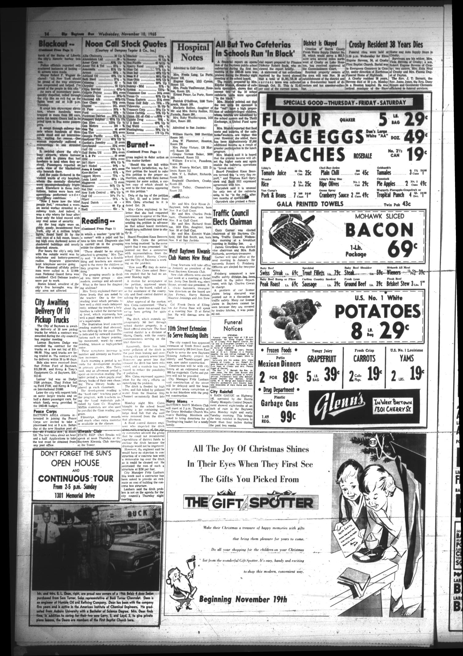 The Baytown Sun (Baytown, Tex.), Vol. 43, No. 40, Ed. 1 Wednesday, November 10, 1965
                                                
                                                    [Sequence #]: 13 of 25
                                                