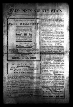 Primary view of object titled 'Palo Pinto County Star. (Palo Pinto, Tex.), Vol. 31, No. 15, Ed. 1 Friday, October 5, 1906'.