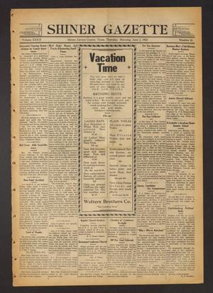 Primary view of object titled 'Shiner Gazette (Shiner, Tex.), Vol. 39, No. 26, Ed. 1 Thursday, June 2, 1932'.