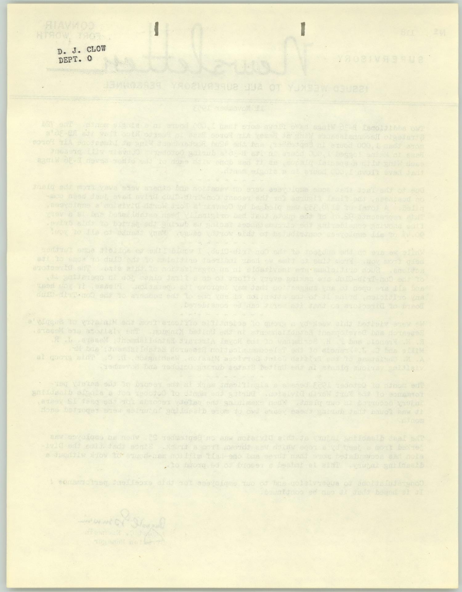 Convair Supervisory Newsletter, Number 118, November 11, 1953
                                                
                                                    [Sequence #]: 2 of 2
                                                