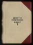 Book: Travis County Clerk Records: Commissioners Court Minutes T