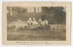 [Photograph of the Tunnell Children]