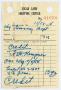 Primary view of [Invoice for Pears, November 12, 1954]