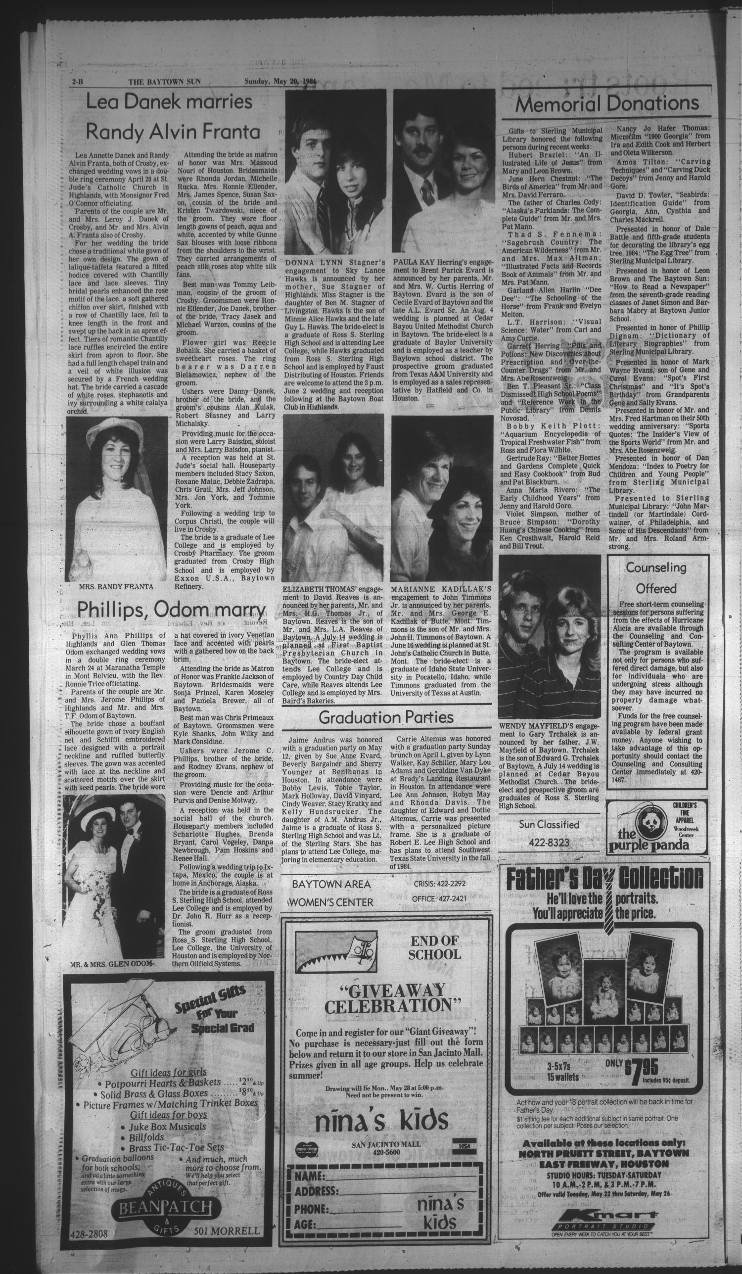 The Baytown Sun (Baytown, Tex.), Vol. 62, No. 174, Ed. 1 Sunday, May 20, 1984
                                                
                                                    [Sequence #]: 16 of 89
                                                