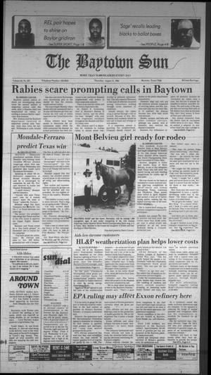 Primary view of object titled 'The Baytown Sun (Baytown, Tex.), Vol. 62, No. 237, Ed. 1 Thursday, August 2, 1984'.
