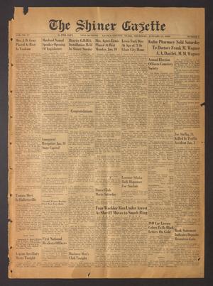 Primary view of The Shiner Gazette (Shiner, Tex.), Vol. 57, No. 2, Ed. 1 Thursday, January 13, 1949