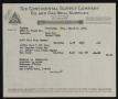 Primary view of [Invoice From the Continental Supply Company to Jake L. Hamon, Jr., March 9, 1925]