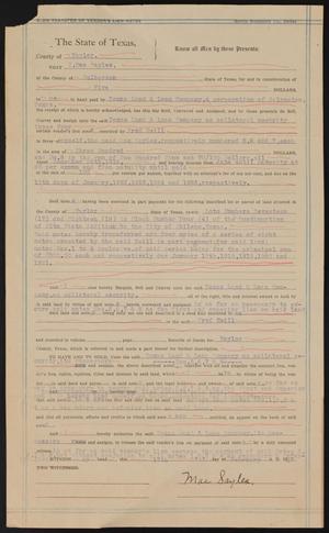 Primary view of object titled '[Transfer of Vendor's Liens from Mac Sayles to Texas Land & Loan Company]'.
