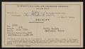 Primary view of [Receipt for Payment to Guaranty Old Line Life Insurance Company, July 22, 1935]