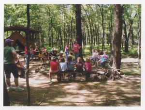 [Group Meeting at Camp Whispering Oaks]