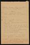Text: [Notes Discussing Froese Land in Ochiltree County, Texas]