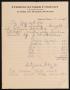 Text: [Note Listing Lumber Purchased by R. R. S. Lundry]