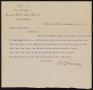 Letter: [Letter from A. B. Green to Henry Sayles, December 11, 1897]
