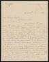 Letter: [Letter from T. A. Irvin to Henry Sayles, March 4, 1912]