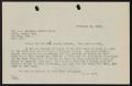 Letter: [Letter from John Sayles to E. D. Bloxsom, February 23, 1916]