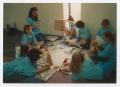 Thumbnail image of item number 1 in: '[Girl Scouts Eating on the Floor]'.