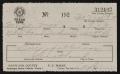 Thumbnail image of item number 1 in: '[Vehicle Registration Certificate, 1935]'.