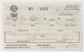 Primary view of [Vehicle Registration Certificate, 1936]