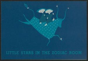 Primary view of object titled '[Menu: Little Stars in the Zodiac Room]'.