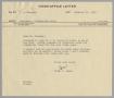 Letter: [Letter from Thomas L. James to I. H. Kempner, February 22, 1955]