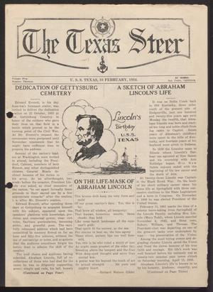 Primary view of object titled 'The Texas Steer (U. S. S. Texas), Vol. 5, No. 13, Ed. 1 Saturday, February 10, 1934'.