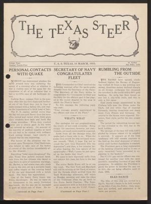Primary view of object titled 'The Texas Steer (U. S. S. Texas), Vol. 4, No. 24, Ed. 1 Saturday, March 18, 1933'.