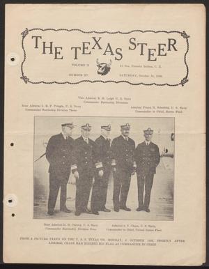 Primary view of object titled 'The Texas Steer (U. S. S. Texas), Vol. 2, No. 15, Ed. 1 Saturday, October 18, 1930'.