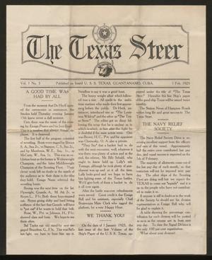 Primary view of object titled 'The Texas Steer (U. S. S. Texas), Vol. 1, No. 3, Ed. 1 Sunday, February 1, 1925'.