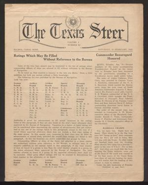 Primary view of object titled 'The Texas Steer (U. S. S. Texas), Vol. 1, No. 11, Ed. 1 Saturday, February 16, 1929'.