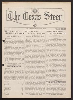 Primary view of object titled 'The Texas Steer (U. S. S. Texas), Vol. 4, No. 45, Ed. 1 Saturday, August 26, 1933'.