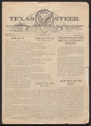 Primary view of object titled 'The Texas Steer (U. S. S. Texas), Vol. 5, No. 33, Ed. 1 Saturday, August 25, 1934'.