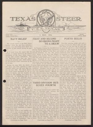 Primary view of object titled 'The Texas Steer (U. S. S. Texas), Vol. 5, No. 23, Ed. 1 Saturday, May 5, 1934'.